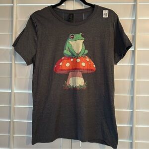 🍄”A Toads Stool” Whimsical Graphic Tee Shirt